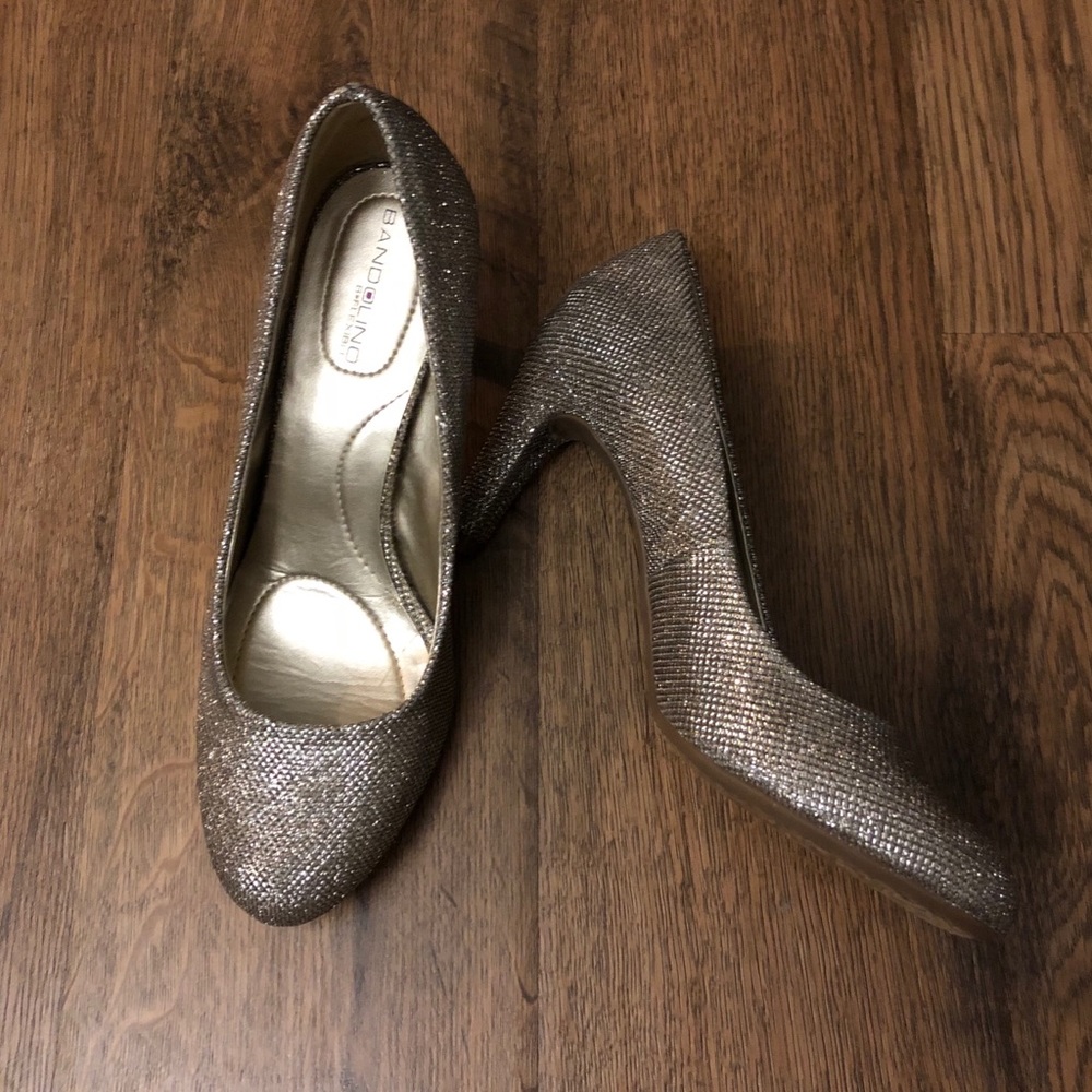 Gold Sparkle Pumps